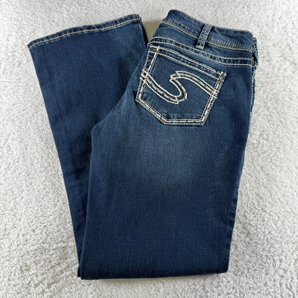 Silver Jeans Suki Bootcut Jeans Men's 32x32 Dark Wash Denim Excellent